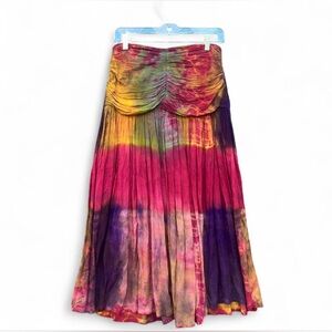 Vintage CJW For The Working Class Only Strapless Colorful Dress Size 11